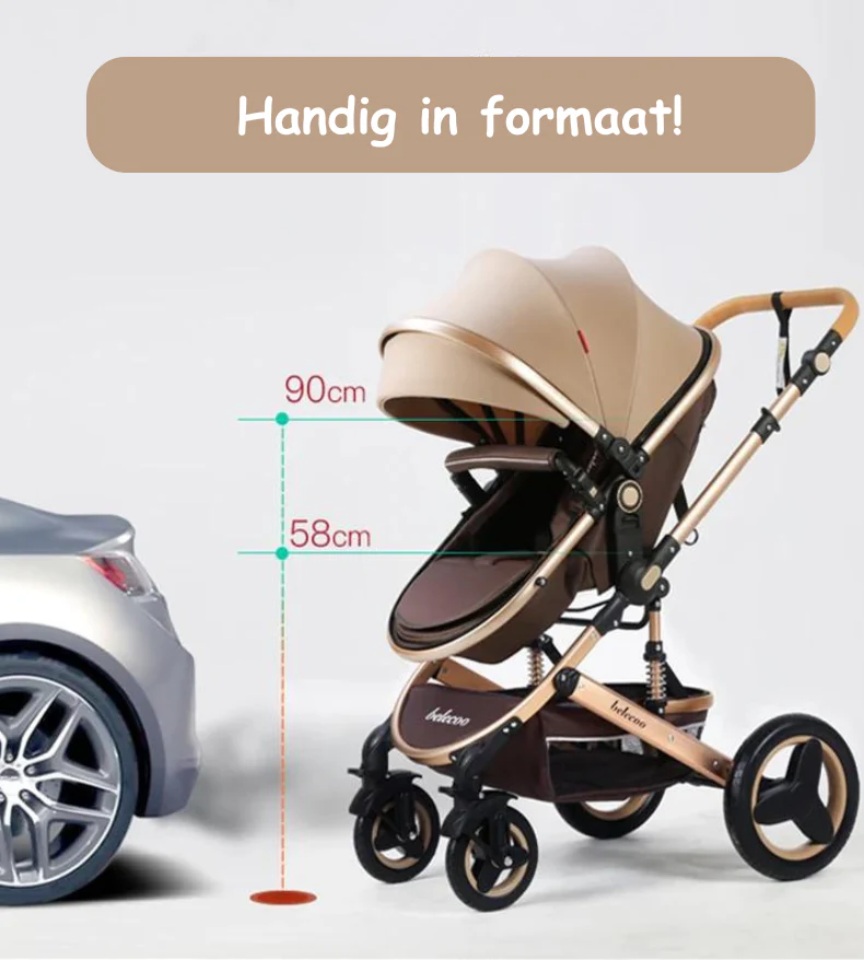 Twinky All-in-1 Kinderwagen Set - Brown - Image 6