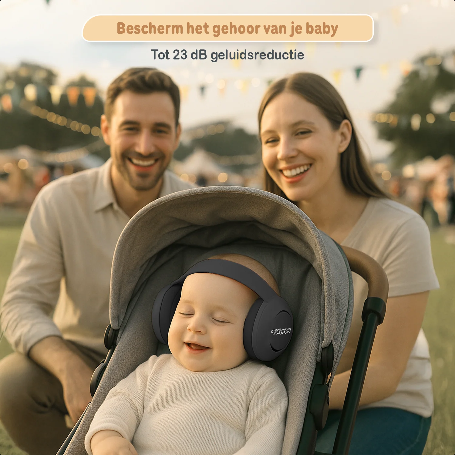 Twinky Baby Muffy's - Gehoorbescherming voor Baby en Peuter - Zwart - Image 4