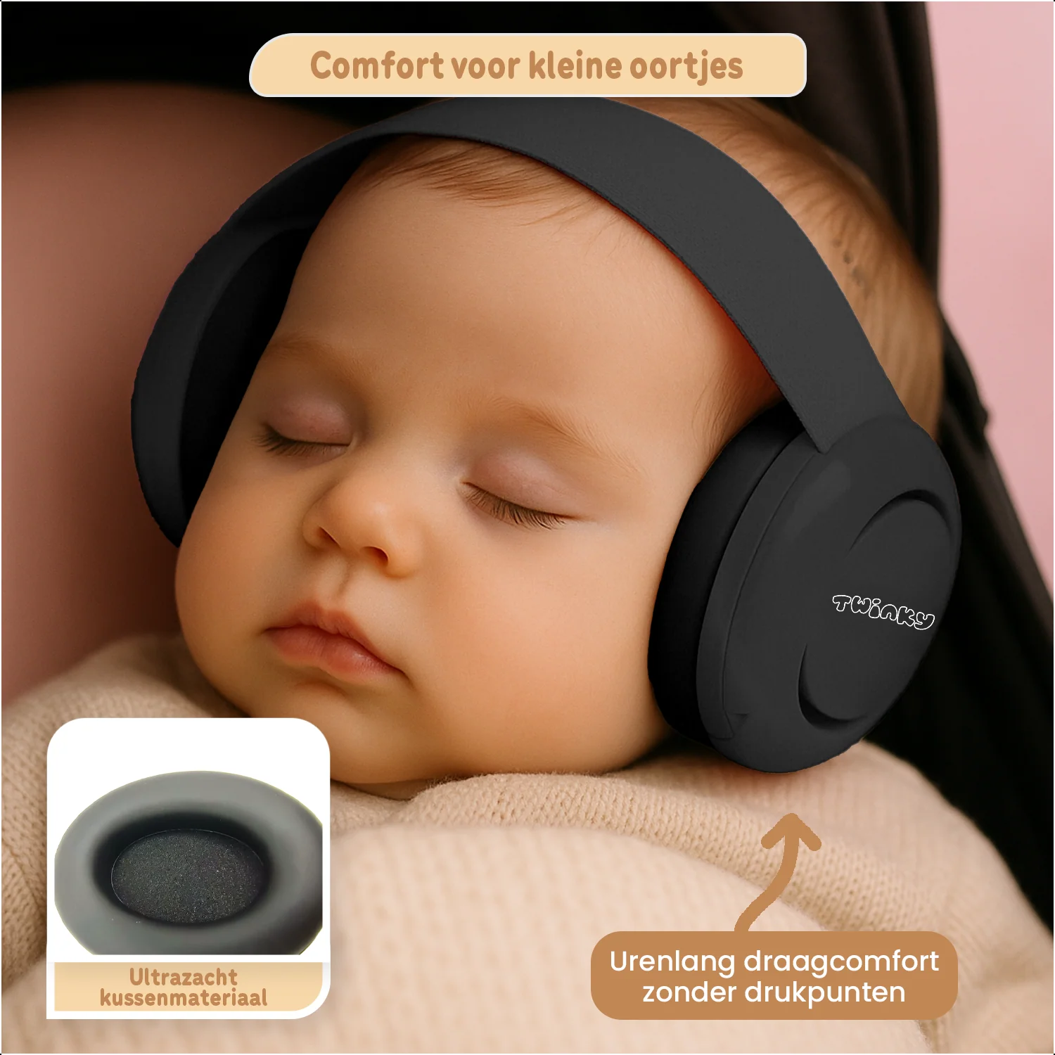 Twinky Baby Muffy's - Gehoorbescherming voor Baby en Peuter - Zwart - Image 9