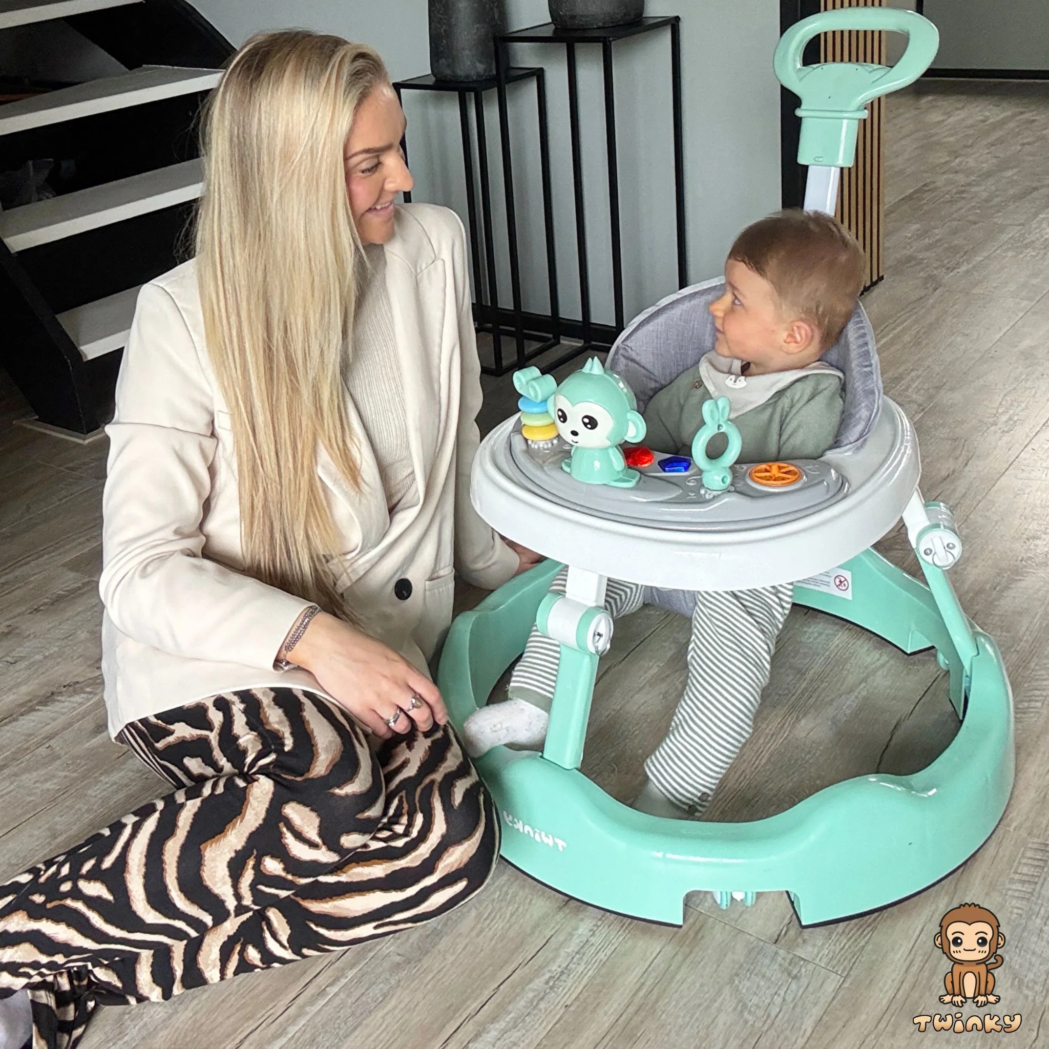 Twinky Babywalker - Loopstoel Azur - Image 5