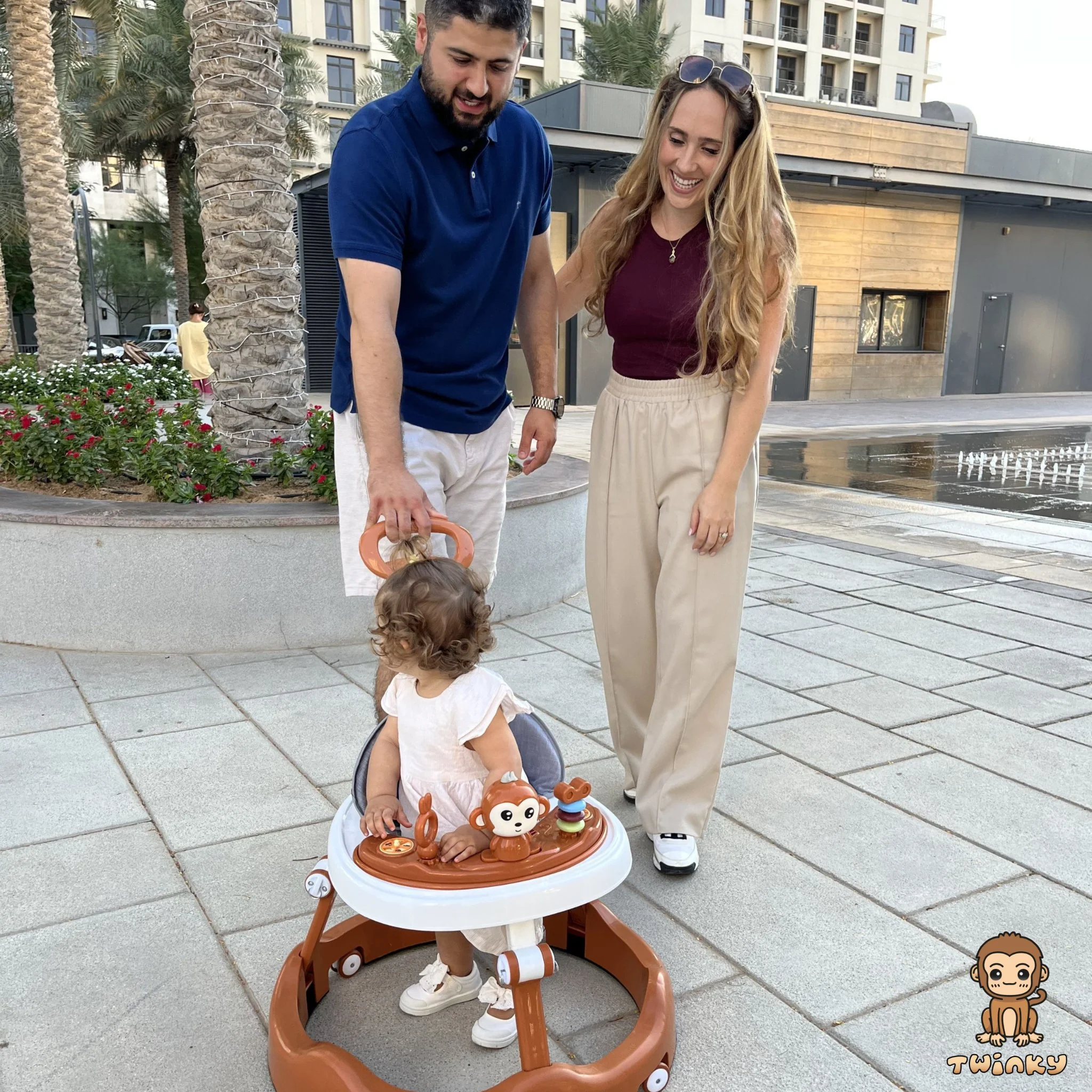 Twinky Babywalker - Loopstoel Azur - Image 7