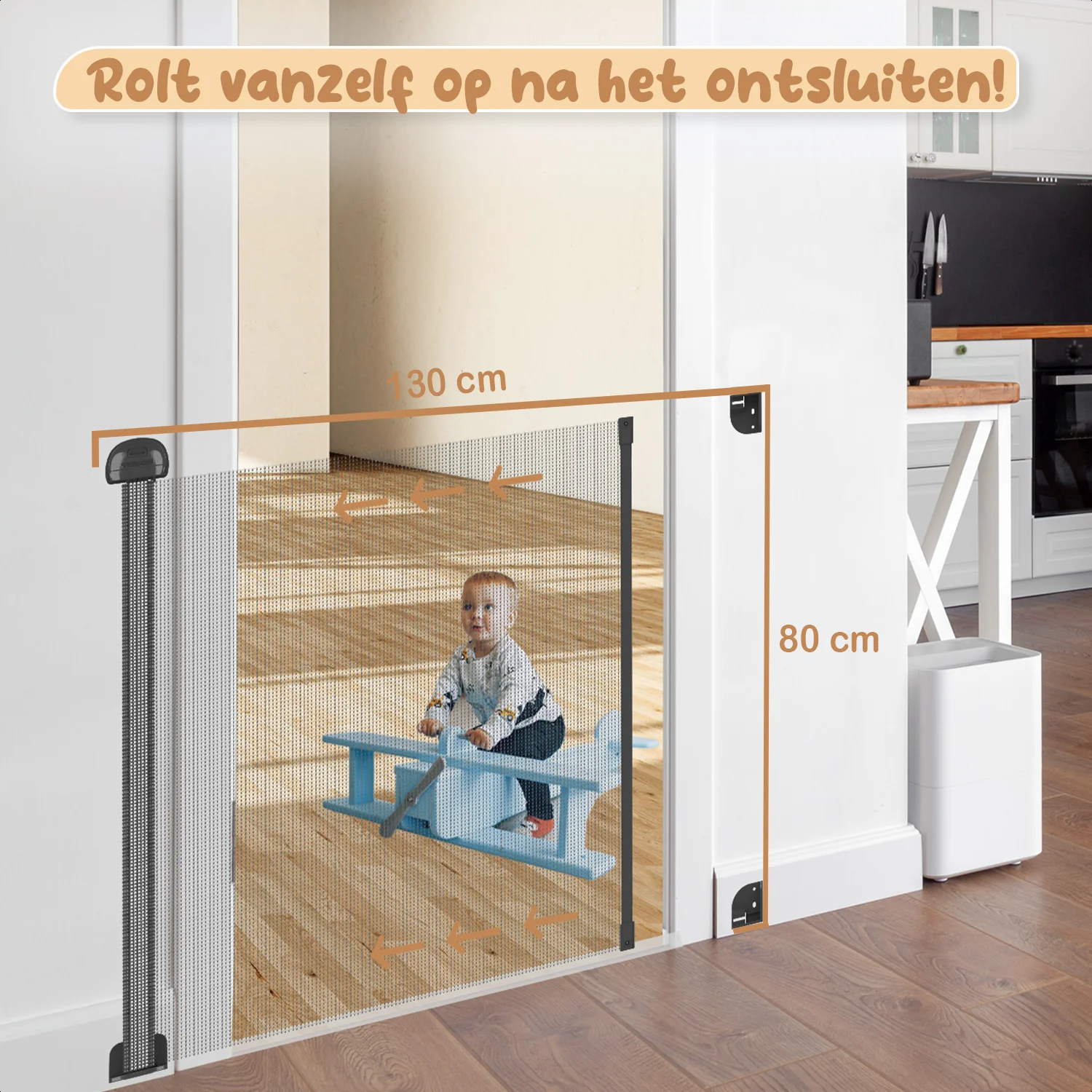Twinky Oprolbare Traphekje - Zwart - Image 3