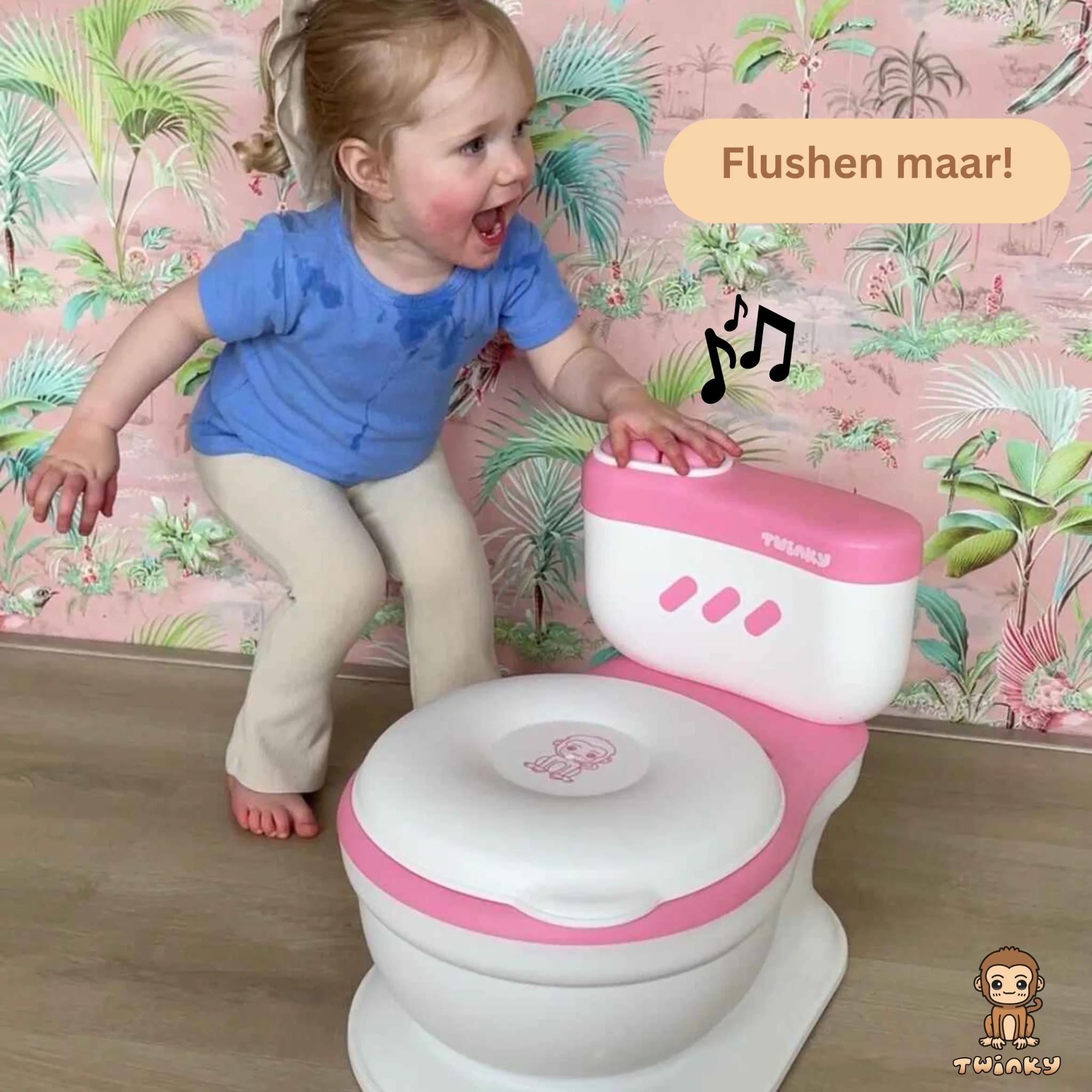 Twinky Potty - Plaspotje Roze - Image 11